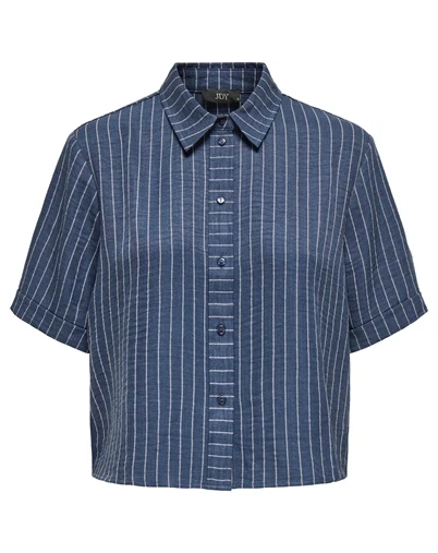 JDY - JDYPower Short Skjorte - Insignia Blue
